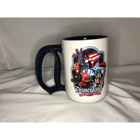 Disneyland Decades 1975-1984 Diamond Celebration 60th Mug & Plate Jiminy - Picture 3 of 7